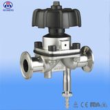 Glamp Diaphragm Valve with Sample