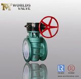 PFA Lined Teflon Plug Valve with Handwheel