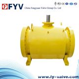 ASTM A105 Fully Welded Ball Valve with Bare Shaft