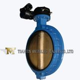 28 Inch Worm Gear Actuator Al-Bronze Single Flange Butterfly Valve