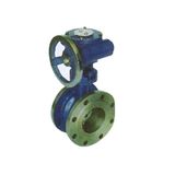 Cast Iron Double Flanged Turbine Operating Butterfly Valve