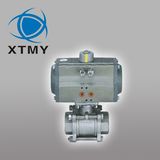 Sanitary Pnematic 3 PCS Ball Valve