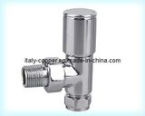 Top Quality Brass Chromed Plated Straight Radiator Valve (AV3059)