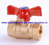 Two Piece Full Port Brass Ball Valve - 1