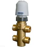 4 Port 3 Ways Electric Brass Valve (EFOT015-16C-KY)