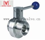 Sanitary Butterfly Valve Male End (V503)