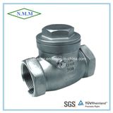 Stainless Steel Screw End Swing Disc Check Valve with Thread End