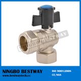 Brass Lockable Radiator Ball Valve (BW-L25)