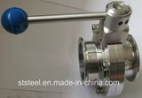 Stainless Steel Sanitary Clamped Butterfly /Butt Valve