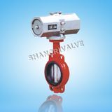 Pneumatic Wafer Butterfly Valve (Type: D671X)