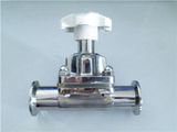 Sanitary Stainless Steel Through Way Diaphragm Valve