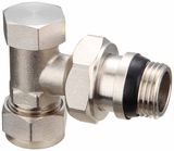 Angle Radiator Valve, Brass Lock Shield Valve (DZR-015)