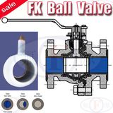 Flange PFA Lined Ball Valve for Chemical ANSI (FK)