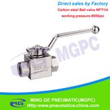 586bar / 8500psi Hydraulic NPT1/4 Carbon Steel High Pressure Ball Valve