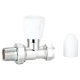 Brass Angle Radiator Valve with Nickle Plated