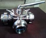 Stainless Steel Sanitary 3 Way Plug Valve