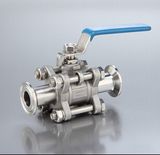 Sanitary Stainless Steel Tri Clamp 3 PCS Ball Valve