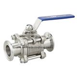 3PC Sanitary Clamp Ball Valve