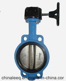 Pinless Wafer Worm Gear Butterfly Valve