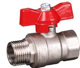 Quality Brass Ball Valve with Butterfly Aluminium Handle (YED-A1022)