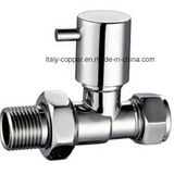 CE Certified Chromed Brass Radiator Valve (AV3079)