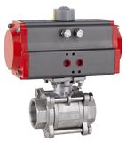 Pneumatic Actuator 3-PCS Ball Valve