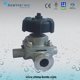 Manual 3 Way Diaphragm Valve