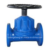 Cast Iron Rubber Lined Weir Diaphgram Valve