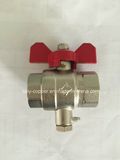 Customized Quality Forged Nickel Brass Gas Ball Valve (AV1070)