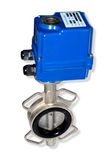 Motorized Valve, Butterfly Valve, 220v