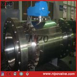 Forged Stainless Steel Flanged Trunnion Ball Valve