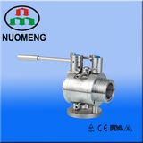 Stainless Steel Manual Threaded Butterfly Valve with Trapway