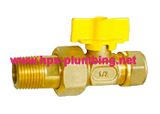 Brass Gas Valve with Union