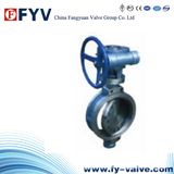 API 609 Manual Variable Eccentric Butterfly Valve with Gear