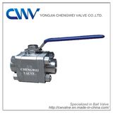 3PCS Sw/NPT Forged Steel Ball Valve with Lever