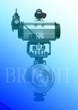 Hb2416 Pneumatic Triple Eccentric Butterfly Valve