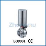 Pneumatic Butterfly Valve with No Sensor