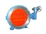 Hard Seal Worm Gear Double Flange Butterfly Valve