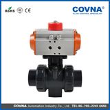 PVC Spring Return Pneumatic Ball Valve