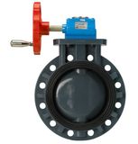 Stainless Steel/Carbon Steel Flanged Worm Wheel Driving Butterfly Valve