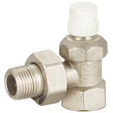 Brass Angle Radiator Valve with Nickle Plated