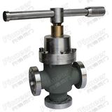 Ultra-High Vacuum 3-Way Valve