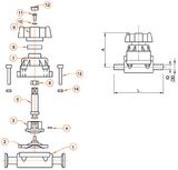 Sanitary Diaphragm Valves