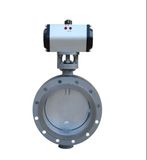 Pneumatic Hard Seat Flange Butterfly Valve