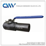 2PCS Sw/NPT Reduce Bore Forged Steel Ball Valve