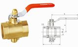 201 Type Brass Temperature Measuring Ball Valve