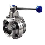 Sanitary Stainless Steel Threaded Butterfly Valve (DN15-200 & 1/2''-8'')