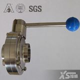 Stainless Steel Ss304 Ss316L Sanitary Weld Butterfly Valve