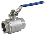 Investment Casting Stainless Steel Threaded 2 PC Ball Valve