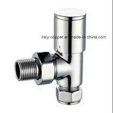 Chromed Brass Radiator Valve Without Themotatic (AV3074)